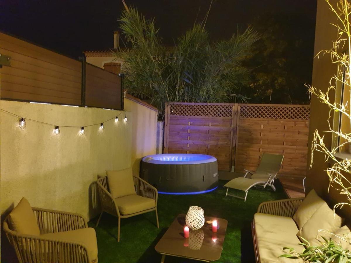 Villa 3 pièces avec jacuzzi privé Pérols Extérieur photo